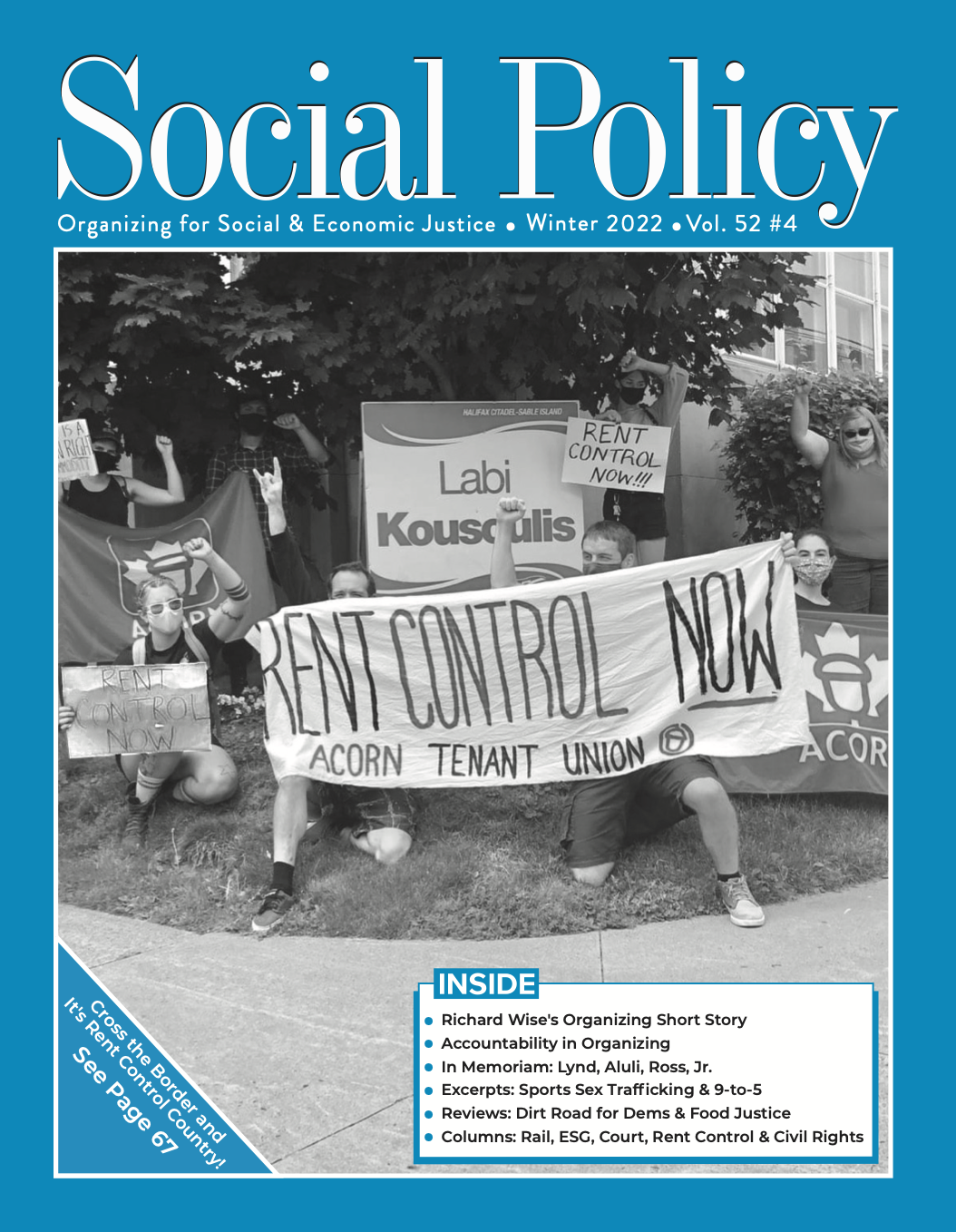 Social Policy: Organizing for Social and Economic Justice